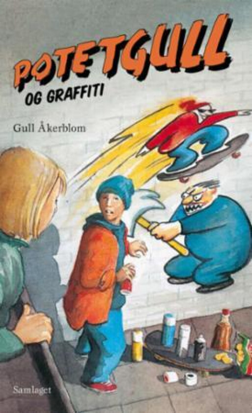 Potetgull og graffiti av Gull Åkerblom