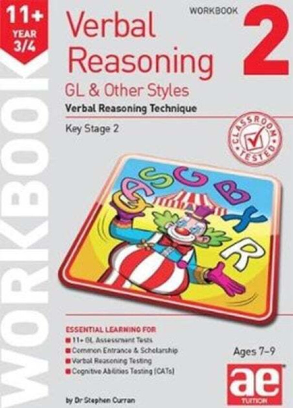11+ Verbal Reasoning Year 3/4 GL & Other Styles Workbook 2 av Stephen C. Curran