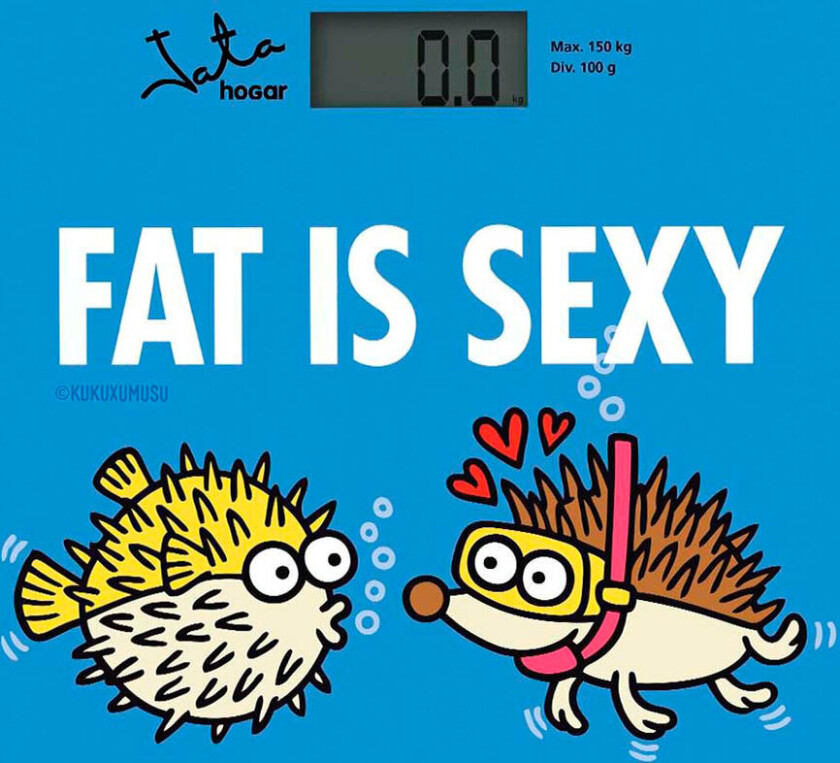 Digital Bathroom Scales Fat is Sexy JATA 150 Kg (1 Unit)