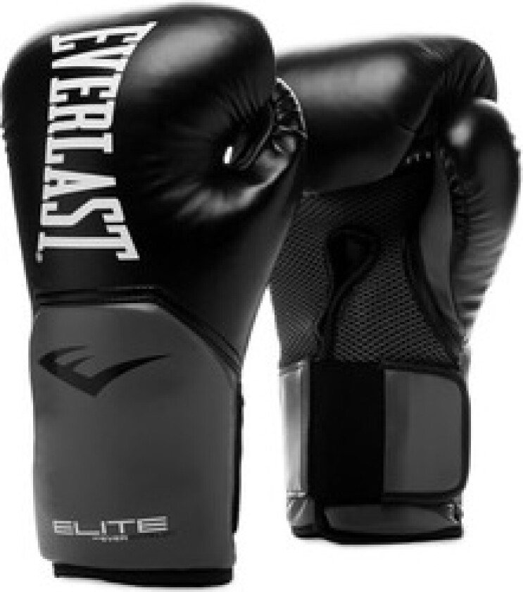 Everlast - Elite Pro Style Boksehansker Sort Størrelse 12 oz.