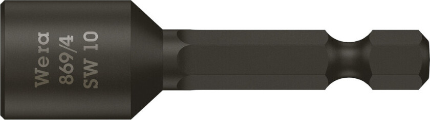 05060286001, 1 stykker, Sekskantet, 25,4 / 4 mm (1 / 4"), 1/4", Sort, 6,5 cm