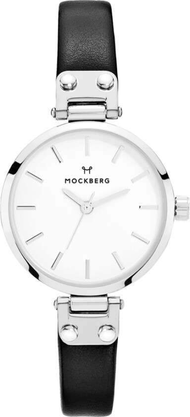 Astrid Petite MO202 - Kvarts - Sølv - Dameklokker - Skinn - Mineral