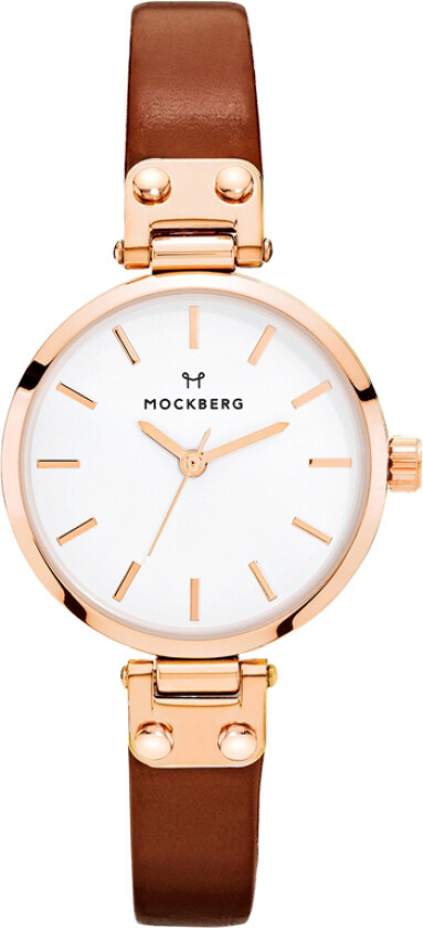 Vilde Petite MO209 - Kvarts - Rosegull - Dameklokker - Skinn - Mineral