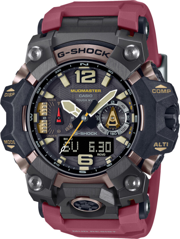 G-Shock Master of G-Land Mudmaster GWG-B1000-1A4ER - Anadigi - Sort - Herreklokker - Fiberrem - Safir