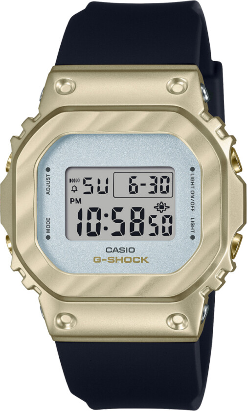 G-Shock Women GM-S5600BC-1ER - Anadigi - Gull - Dameklokker - Resinledd - Mineral