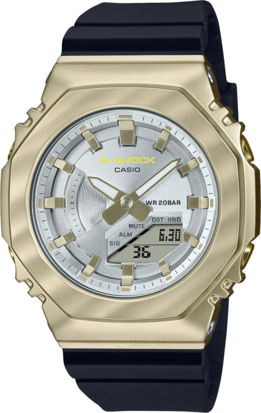 G-Shock Women GM-S2100BC-1AER - Anadigi - Gull - Dameklokker - Resinledd - Mineral