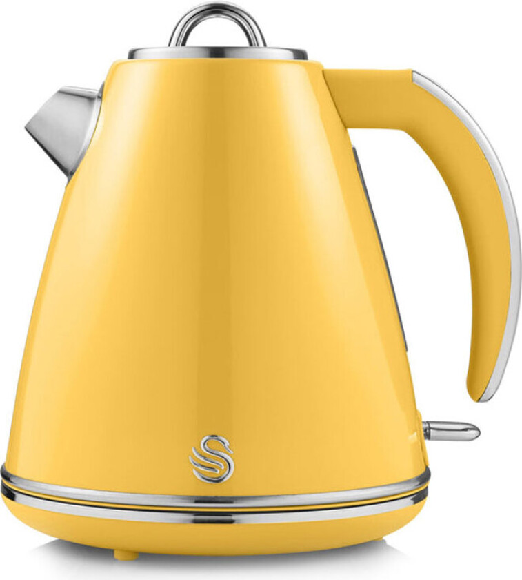 Swan elektrisk vannkoker 3000W (1,5 liter) Gul