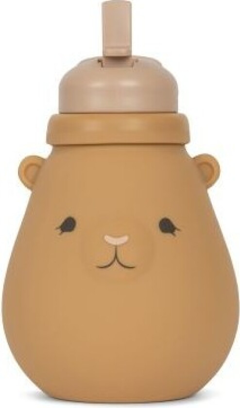 Silikone Drikkeflaske Teddy Almond