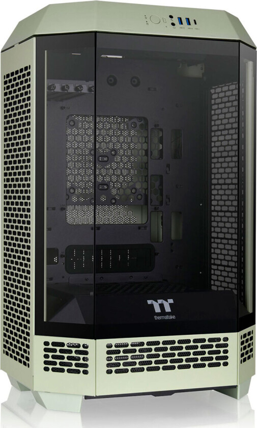 The Tower 300 Micro-ATX Gehäuse mit Sichtfenster Matcha Green