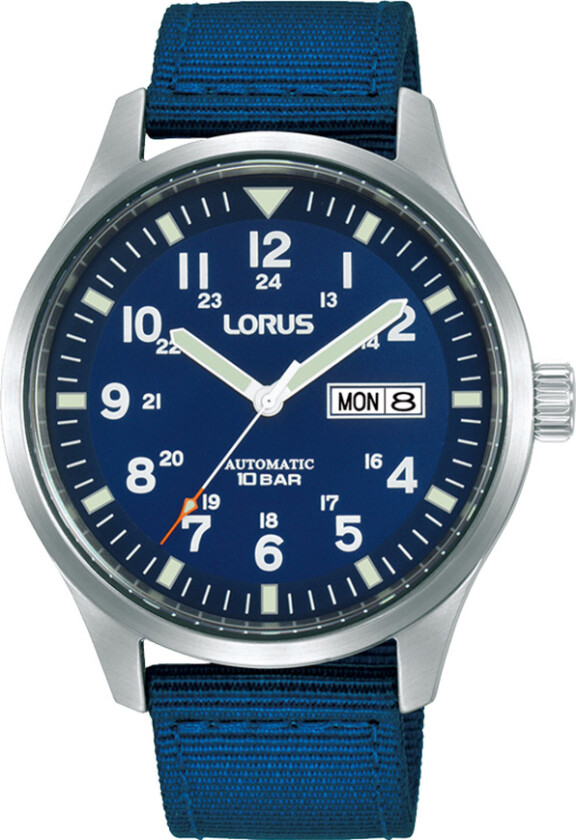 Mens Automatic RL409BX9 - Automatisk - Sølv - Herreklokker - Stoff - Mineral