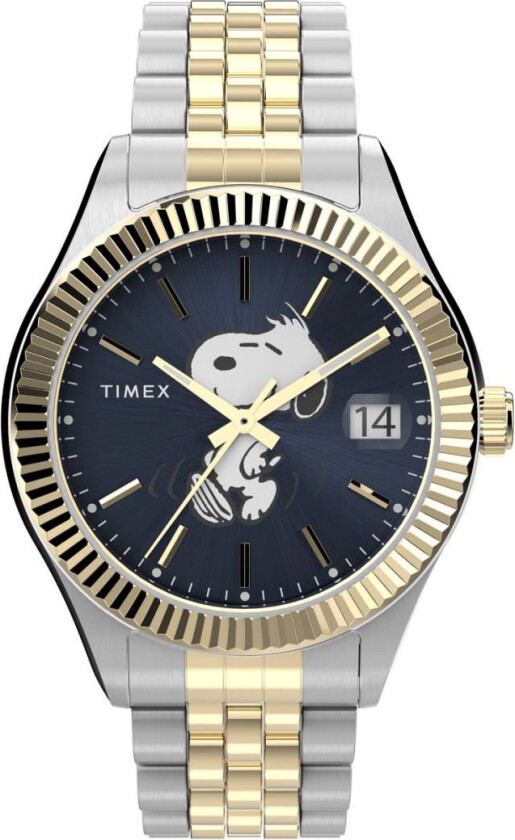 Legacy x Peanuts TW2V47500 - Kvarts - Sølv - Dameklokker - Rustfritt stål - ledd m/pin - Mineral