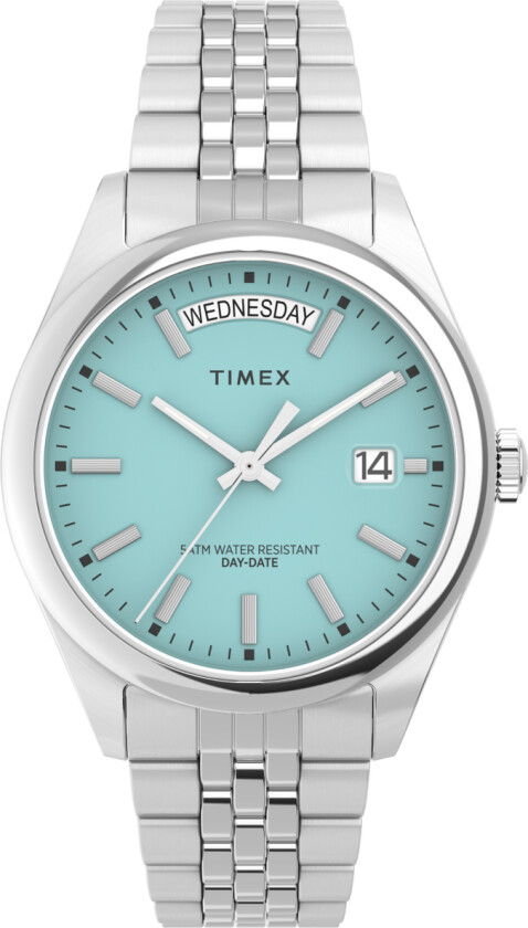 Legacy Day and Date TW2V68400 - Kvarts - Sølv - Dameklokker - Rustfritt stål - ledd m/pin - Mineral