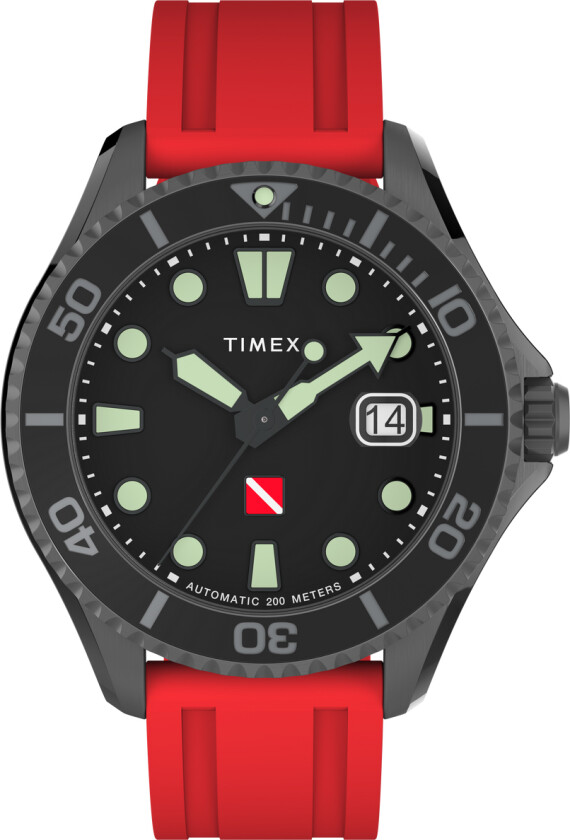 Tiburon Automatic TW2W21000 - Automatisk - Grå - Herreklokker - Silikon - Safir