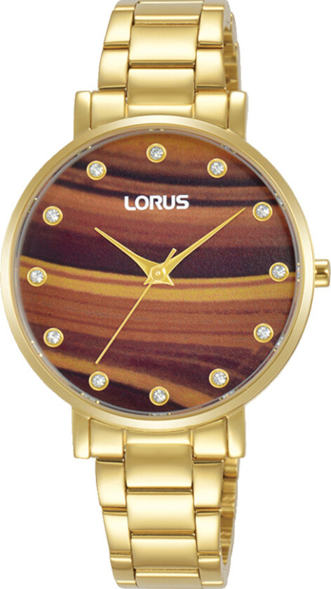 Ladies RG230VX9 - Kvarts - Gull - Dameklokker - Rustfritt stål - ledd m/pin - Mineral