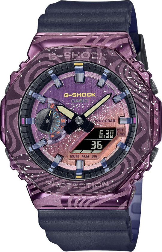 G-Shock Limited GM-2100MWG-1AER - Anadigi - Lilla - Herreklokker - Resin - Mineral