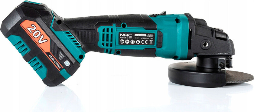 NAC AGE-125-LI-B-20V Vinkelsliper 125mm (20V)