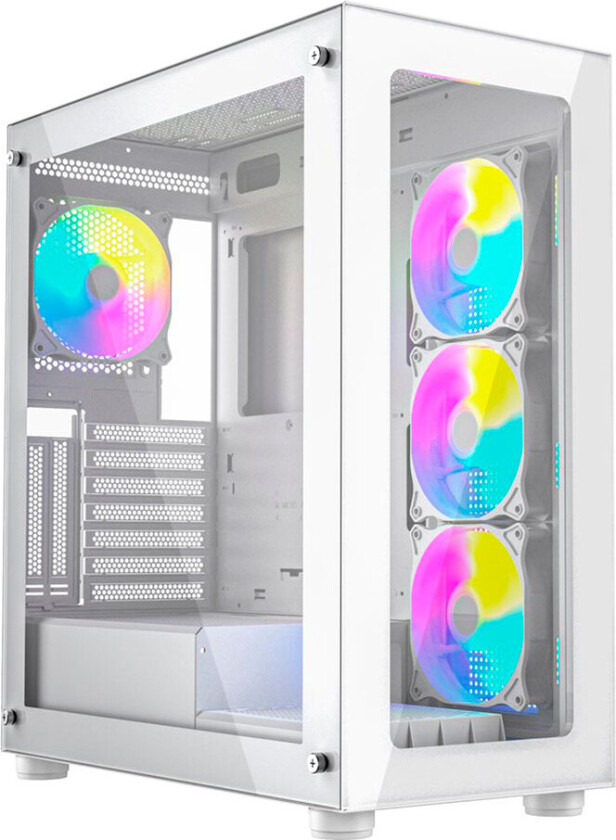 Gembird CCC-FC-X450MAX-W ARGB Gaming PC-skap (ATX/EATX/Mini-ATX)