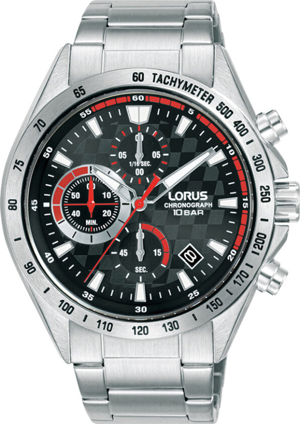 Mens Chronograph RM309JX9 - Kvarts - Sølv - Herreklokker - Rustfritt stål - ledd m/pin - Mineral