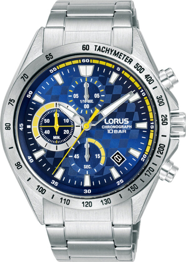 Mens Chronograph RM311JX9 - Kvarts - Sølv - Herreklokker - Rustfritt stål - ledd m/pin - Mineral
