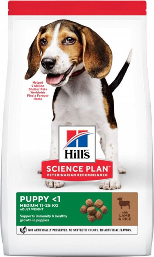 Hill's Science Plan Puppy Medium Lamb & Rice (14 kg)