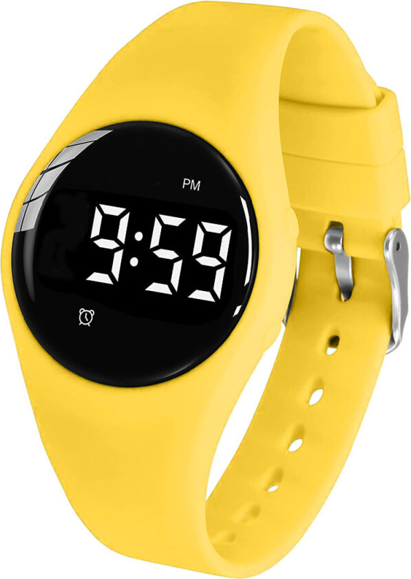 Vibrating Reminder Watch 15 Alarms FIBEX15V2YELLOW - Digital - Gul - Unisex - Silikon - Akryl
