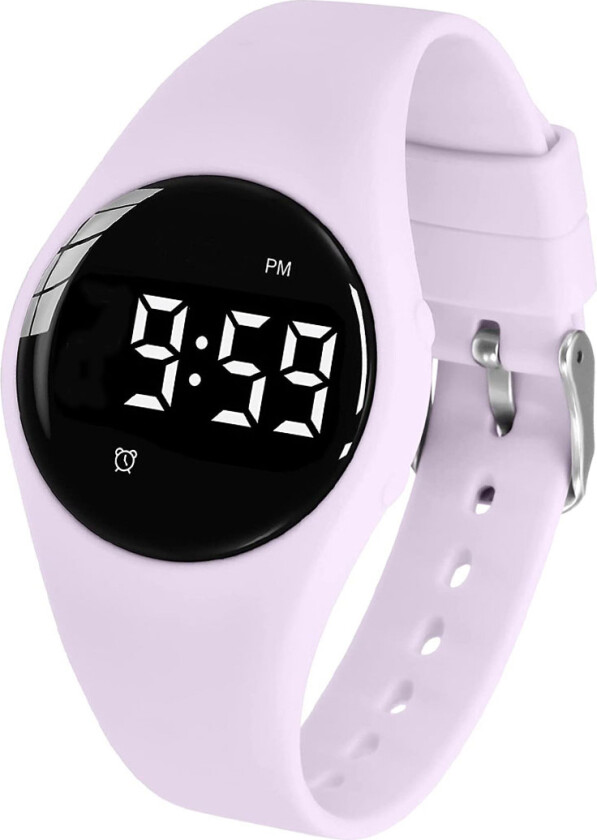 Vibrating Reminder Watch 15 Alarms FIBEX15V2PURPLE - Digital - Lilla - Unisex - Silikon - Akryl