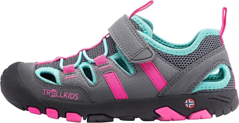 Kroksand Sandals Kids Anthracite/Pink