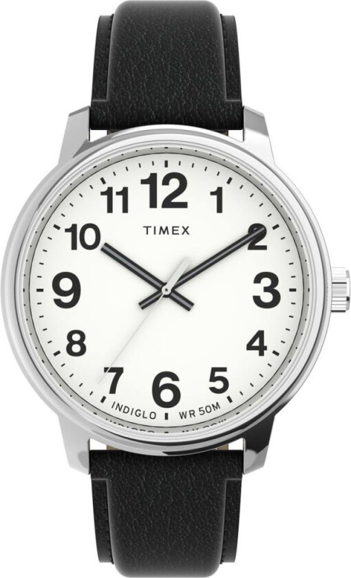 Easy Reader Bold TW2V21200 - Kvarts - Sølv - Herreklokker - Skinn - Mineral