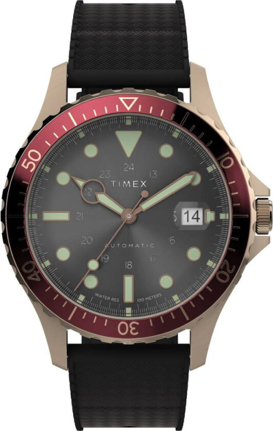 NAVI XL Automatic TW2V93400 - Automatisk - Bronse - Herreklokker - Gummi - Mineral