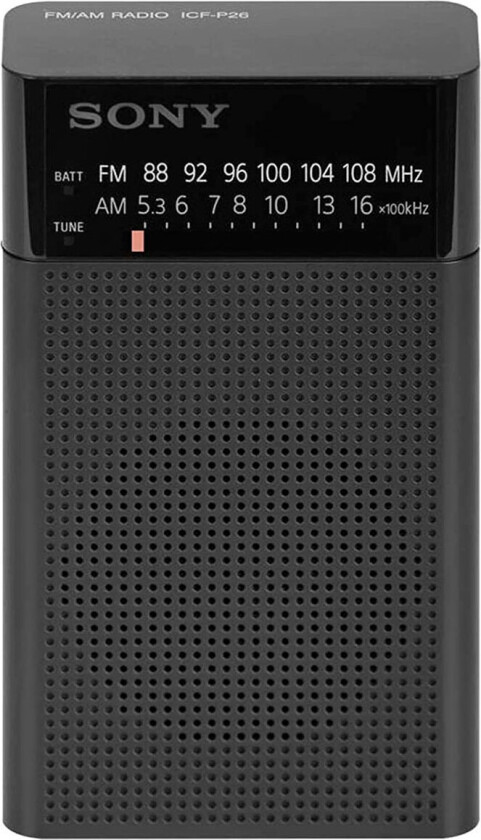 ICF-P27 FM-radio (batteri)