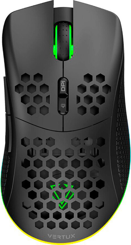 Vertux Ammolite Dual-Mode Gaming Mus m/RGB
