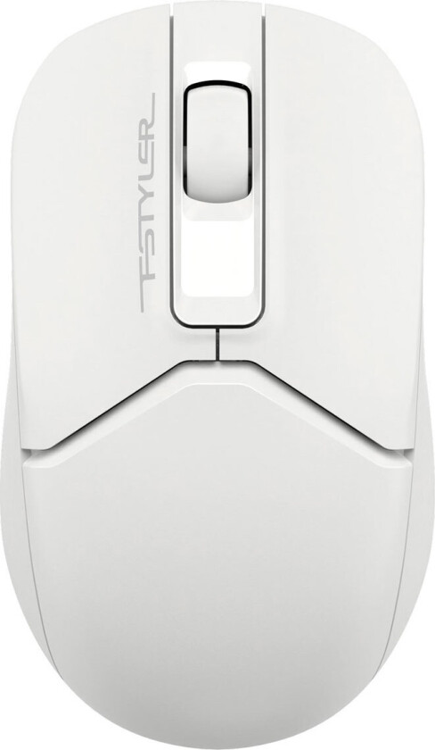 A4Tech FStyler FG12S trådløs mus (1200DPI) Hvit
