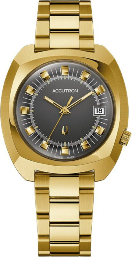 Accutron Legacy Limited 2SW7B001 - Automatisk - Gull - Herreklokker - Rustfritt stål - ledd m/pin - Safir