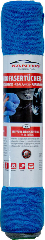 Xantos mikrofiberkluter - 3pk (35x40cm)