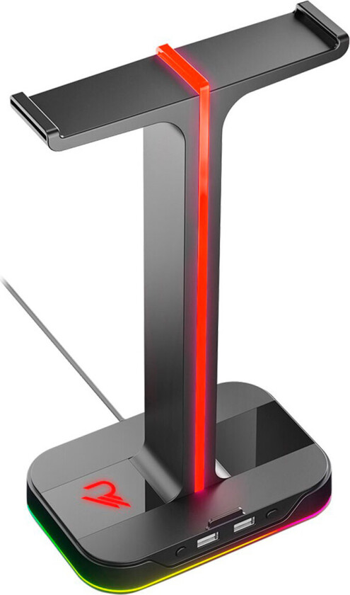 Subsonic Dual Headset Stand m/RGB (2xUSB)
