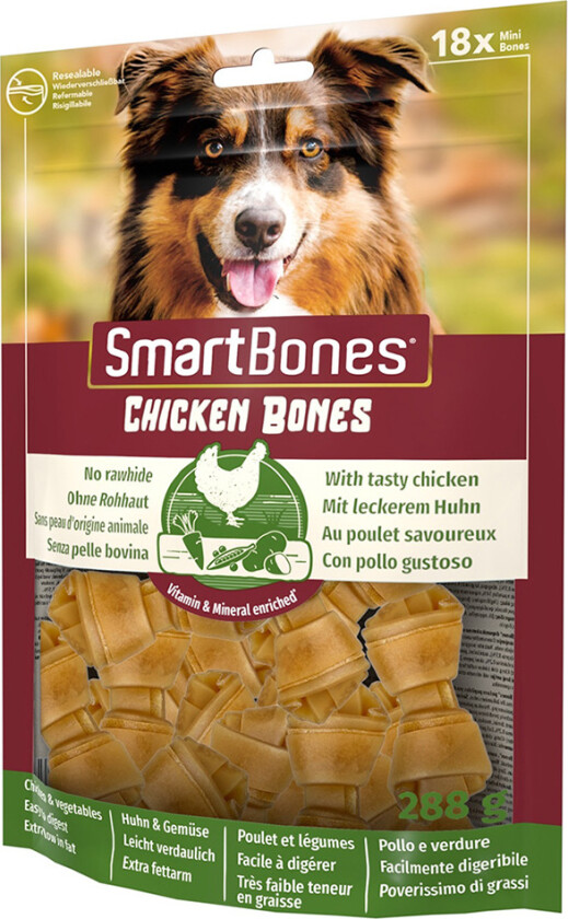 SmartBones Kylling Mini 18-pk