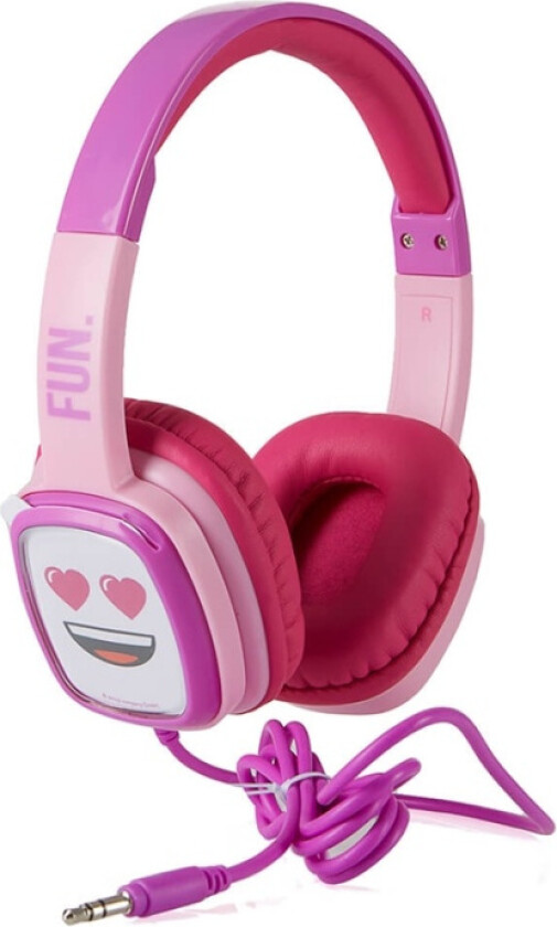 EMOJI Hodetelefon Flip'N'Switch Junior On-Ear Rosa 85dB
