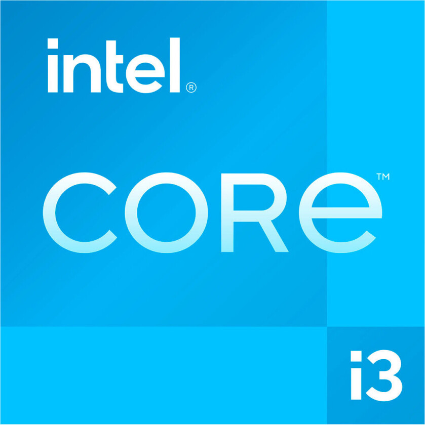 S1700 Core i3 12100F skuff Gen. 12 CPU - 3,3 GHz 4 kjerner - LGA 1700