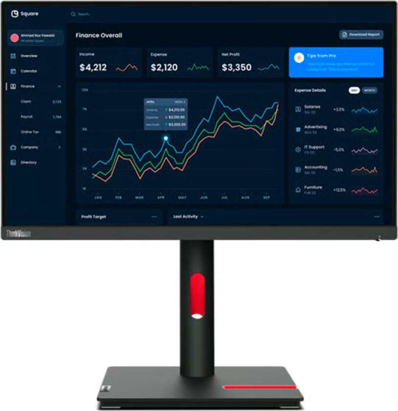 ThinkVision T23i-30 23tm LED - 1920x1080/60Hz - IPS, 4ms