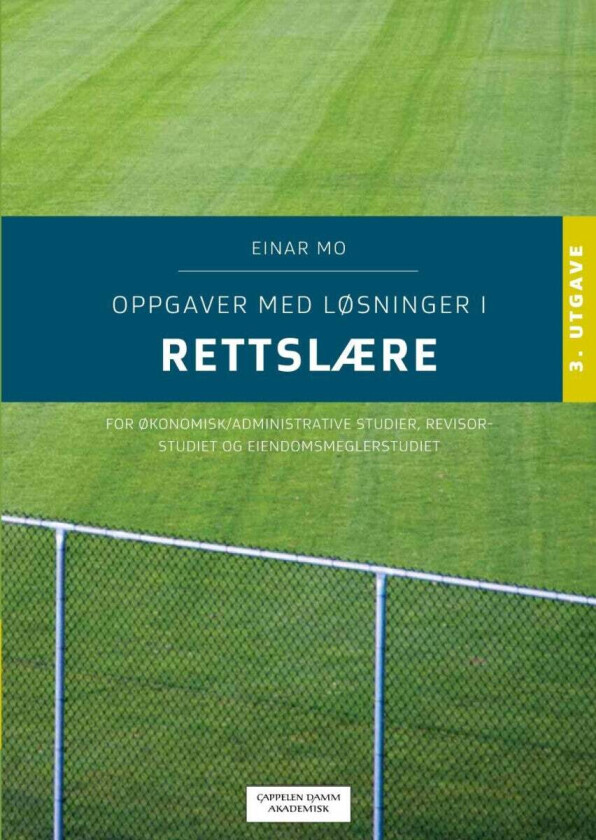 Oppgaver med løsninger i rettslære av Einar Mo