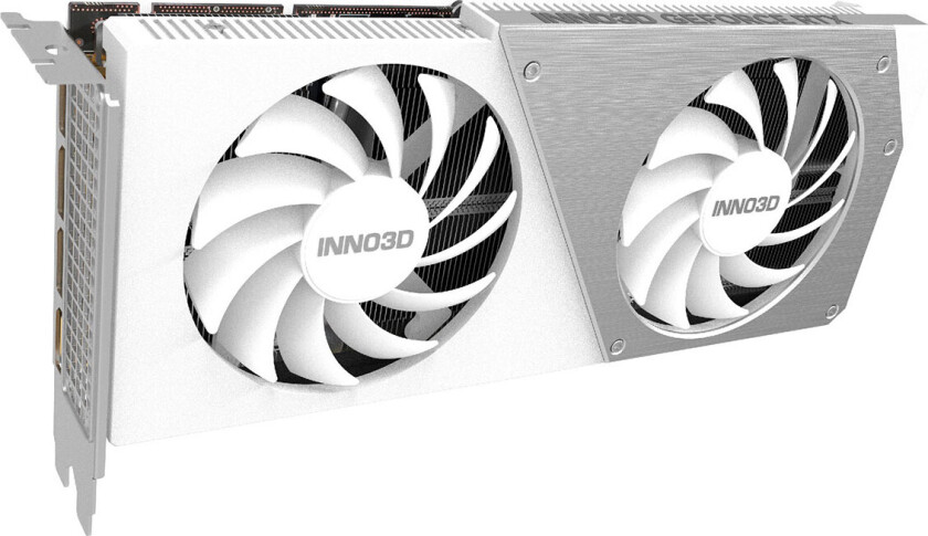 Inno3D RTX4060 TI Twin X2 OC Hvitt grafikkort - NVIDIA GeForce RTX 4060 Ti - 8GB GDDR6