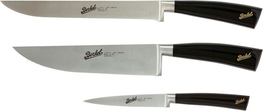 Berkel Elegance Glossy Chef Knife Set (3pk)