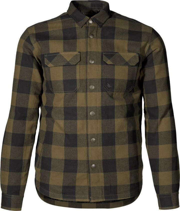 Men's Canada Shirt M, Green Check