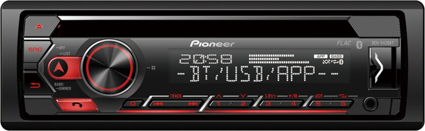 DEH-S420BT bilradio (Bluetooth/CD/MP3/AUX/USB)