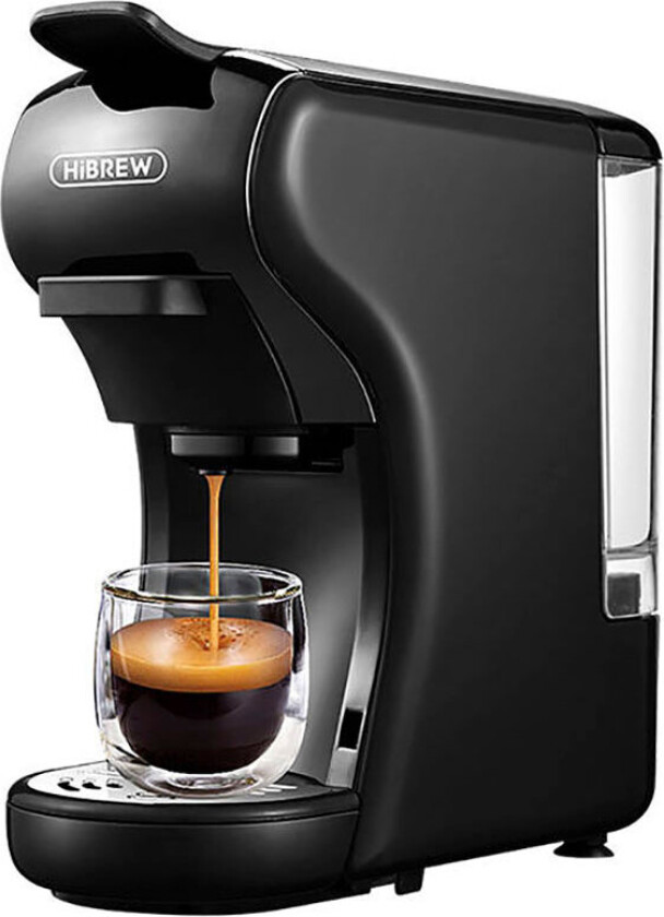 Hibrew H1A-svart 3-i-1 kapsel kaffemaskin 1450W (1 kopp)