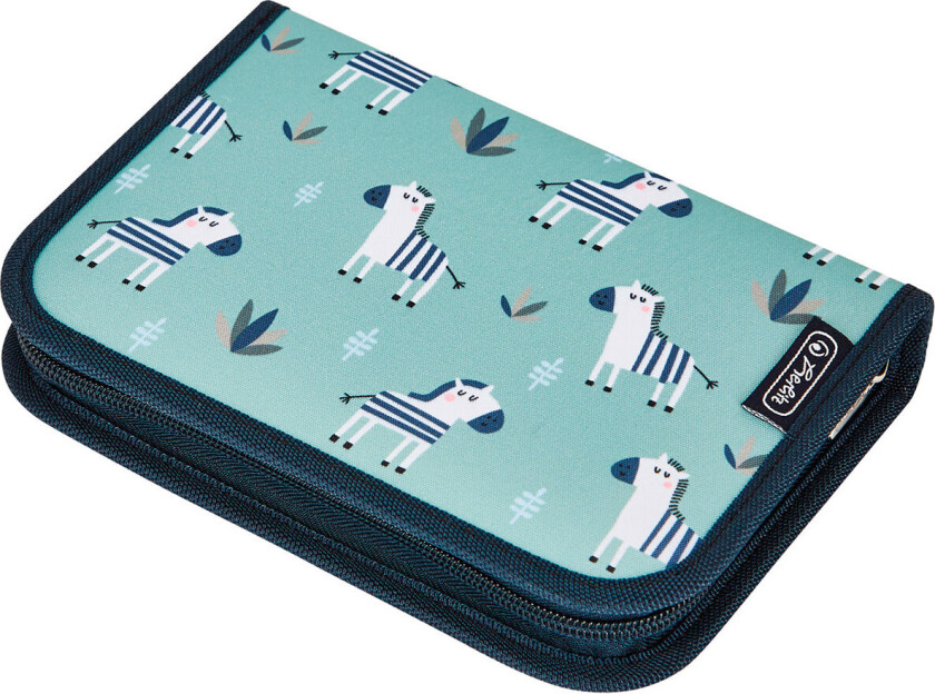 Herlitz Penal m/19 deler (20,5x14x3,8cm) Crazy Zebra