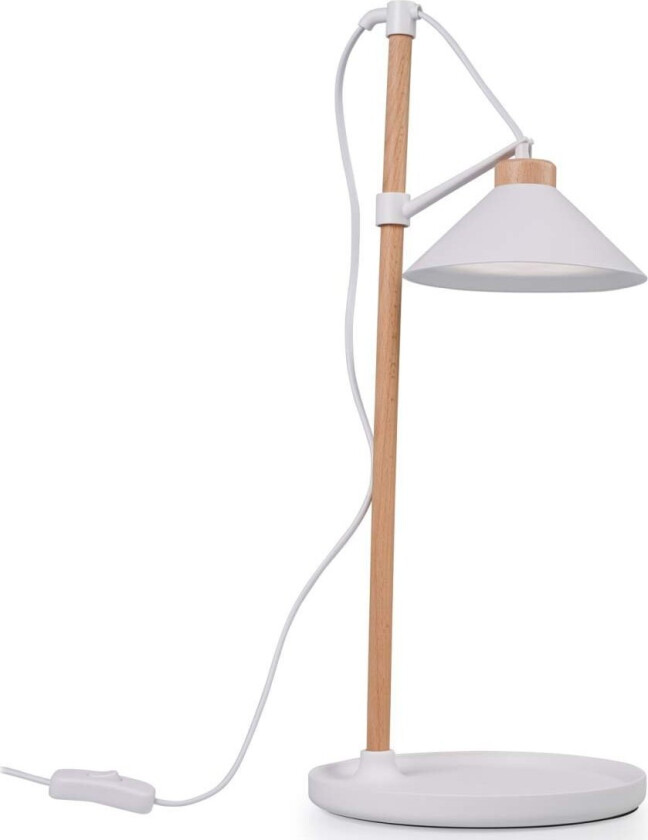 LED Grow-bordlampe med timer - 9W (4000K)