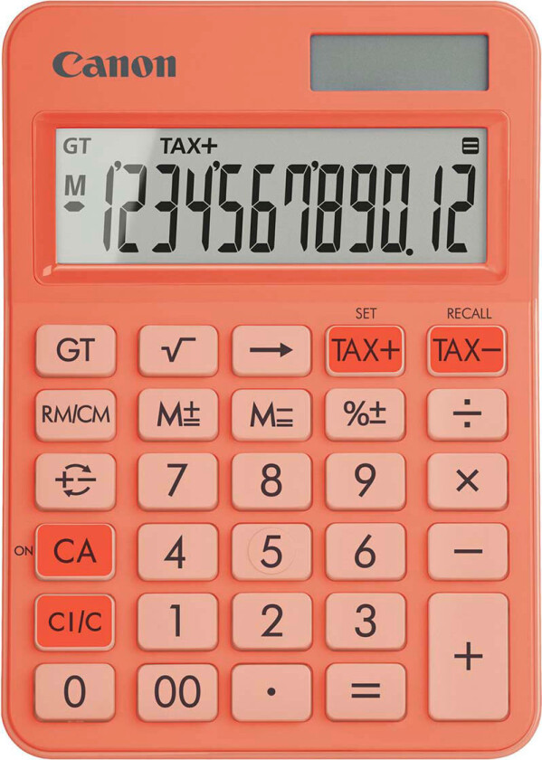 LS-125KB-OR Kalkulator (12 siffer) Oransje