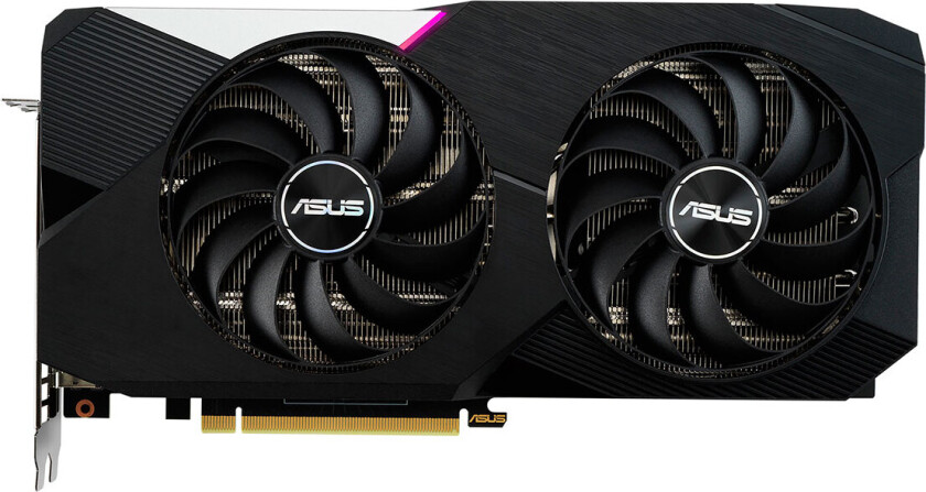 Asus DUAL OC V2 LHR grafikkort - NVIDIA GeForce RTX 3060 Ti - 8 GB GDDR6