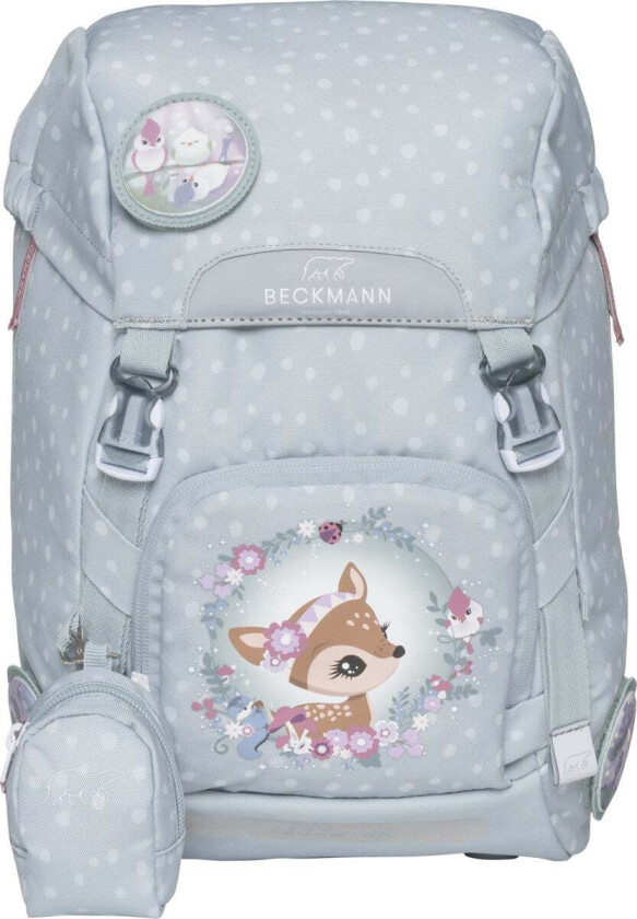 Skolesekk 1.kl Forest Deer Dusty Mint Classic 22L